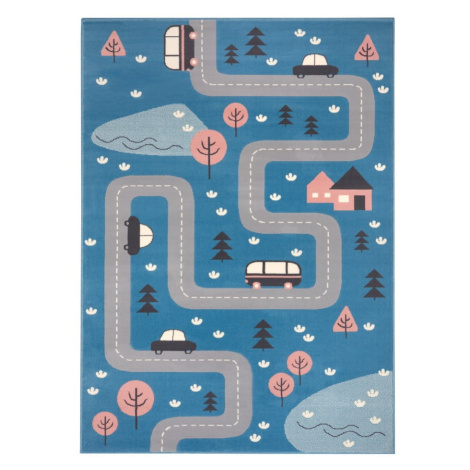 Modrý detský koberec 80x150 cm Adventures – Hanse Home