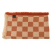 Prikrývka na dvojlôžko v béžovo-tehlovej farbe 240x240 cm Terracota Checkerboard – Really Nice T