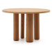 Okrúhly jedálenský stôl v dekore jaseňa ø 120 cm Mailen – Kave Home