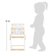 Small foot Multifunkčná stolička pre bábiky Little Button