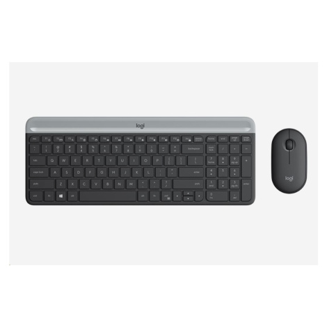 Logitech Wireless Desktop MK470, US, Graphite