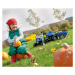 Šlapací traktor s prívesom a lyžicou Rolly Toys 023929 New Holland