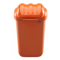 Kinekus Kôš na odpad vyklápací 15 l, plastový, FALA, oranžový
