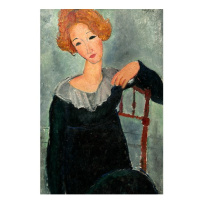 Reprodukcia obrazu Amedeo Modigliani - Woman with Red Hair, 60 x 40 cm