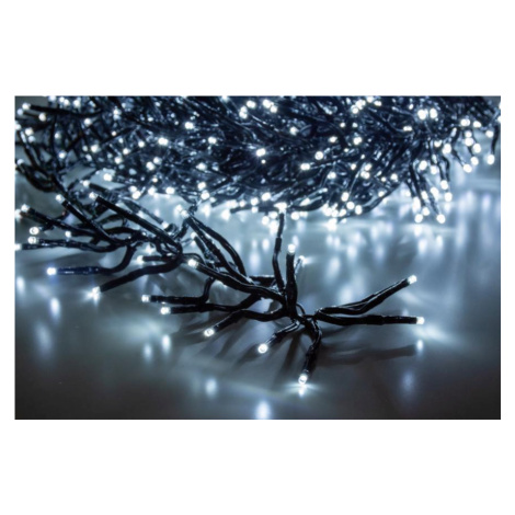 Reťaz MagicHome Vianoce, 1120 LED studená biela, jednoduché svietenie, 230V, 50 Hz, IP44, exteri