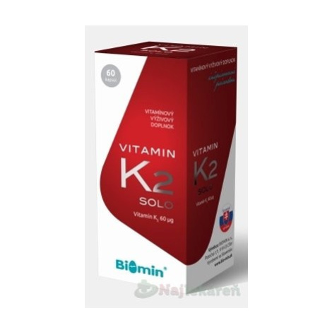 Biomin Vitamín K2 120 mcg 60 kapsúl