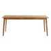 Prírodný dubový jedálenský stôl Rowico Mimi, 180 x 90 cm