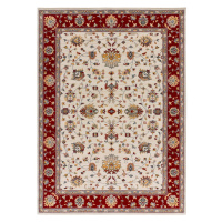 Červeno-krémový koberec 140x200 cm Classic - Universal