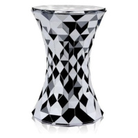 Kartell - Stôl/stolička Stone Metal - 45 cm