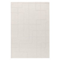 Krémovobiely ručne tkaný vlnený koberec 160x230 cm Ada – Asiatic Carpets