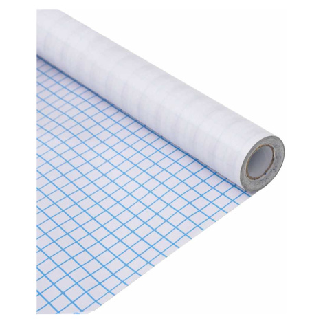 vidaXL OkennĂˇ fĂłlia matnĂˇ dizajn s pruhmi PVC