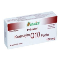 NATURICA Prírodný koenzym Q10 forte 100 mg 30 cmúľacích tabliet