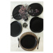 Čierne keramické taniere v súprave 6 ks ø 32 cm – Hermia