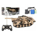 Tank RC plast 27cm 40MHz na batérie + dobíjacie pack so zvukom v krabici 37x17x19cm