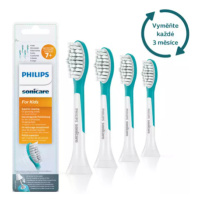 Philips Sonicare kompaktná náhradná hlavica pre deti od 7 rokov HX6044/33, 4 ks