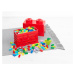 Červený úložný dvojbox LEGO®
