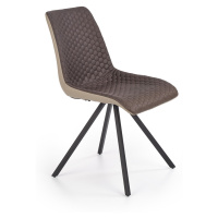 HALMAR K394 jedálenská stolička hnedá / béžová / čierna