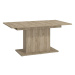 Rozkladací jedálenský stôl stig - dub šedý