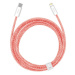 Baseus Dynamic Nabíjací Kabel USB-C to Lightning 20W 2m, CALD000107, Oranžový