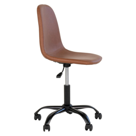 Norddan Dizajnová kancelárska stolička Myla vintage hnedá