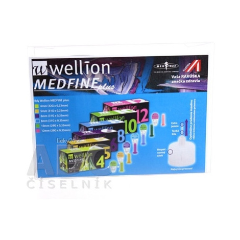 Wellion MEDFINE plus Penneedles 12mm 100ks