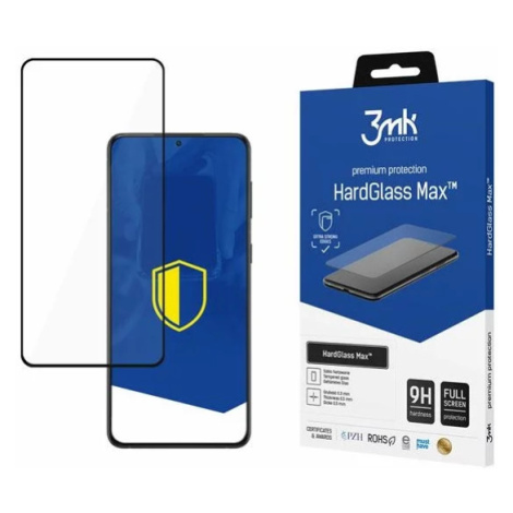 Ochranné sklo 3MK HardGlass Max Samsung S901 S22 black FullScreen Glass