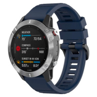 Silikónový remienok FIXED Silicone Strap pre Garmin QuickFit 22mm, modrý