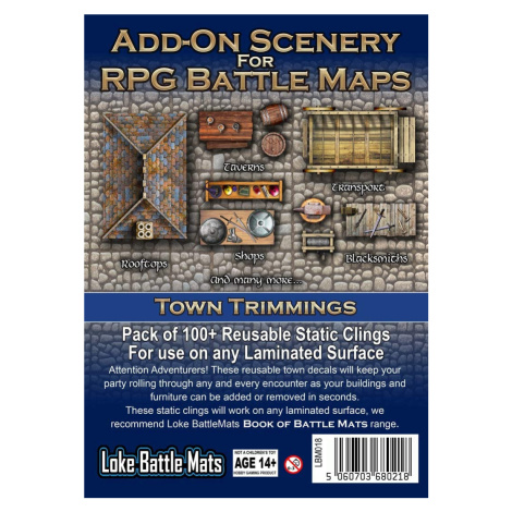 Loke Battle Mats Add-On Scenery - Town Trimmings