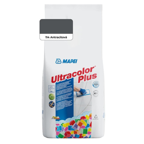 Škárovacia hmota Mapei Ultracolor Plus antracite 2 kg CG2WA MAPU2114