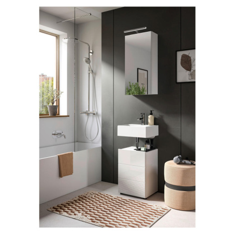 MID.YOU HOSŤOVSKÁ KÚPEĽŇA, biela, biela s vysokým leskom, 38/190/34 cm