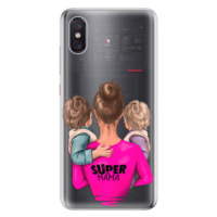 Odolné silikónové puzdro iSaprio - Super Mama - Two Boys - Xiaomi Mi 8 Pro