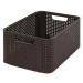 CURVER - Úložný box Rattan Style2 - M - hnedá