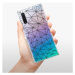 Odolné silikónové puzdro iSaprio - Abstract Triangles 03 - black - Samsung Galaxy Note 10