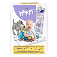 BELLA HAPPY Baby detské hygienické podložky 60 x 60 cm 5 kusov