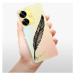 Odolné silikónové puzdro iSaprio - Writing By Feather - black - Realme C55