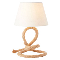 Stolná lampa Sailor s rámom z lana