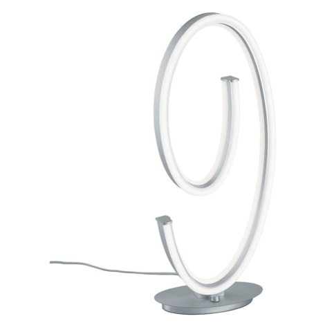Sivá LED stolová lampa s hlasovým ovládaním/s ovládaním pomocou mobilnej aplikácie s kovovým tie