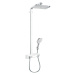 Hansgrohe Raindance E, Showerpipe 360 1jet s termostatom ShowerTablet Select 300, biela/chrómová