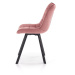 HALMAR K332 jedálenská stolička ružová / čierna