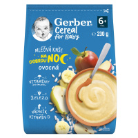 GERBER Cereal mliečna kaša ovocná Dobrú noc 230 g