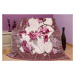 domtextilu.sk Teplá krémová deka na posteľ so vzorom kvetov 7286-19889