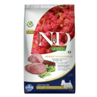 N&D Quinoa DOG Weight Mnmgnt Lamb & Broccoli Mini 2,5kg