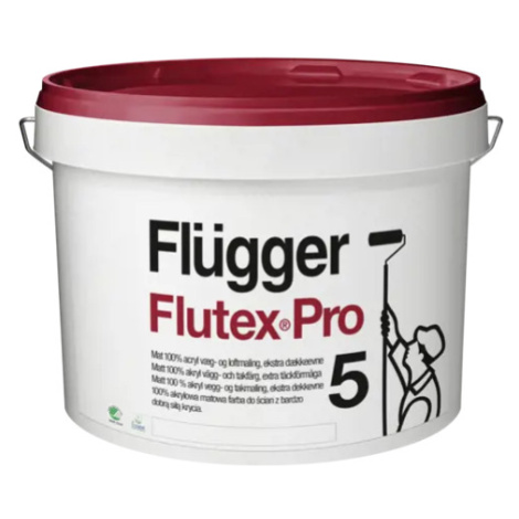 FLÜGGER FLUTEX PRO 5 - Interiérová farba s vysokou krycou schopnosťou biela 2,8 L