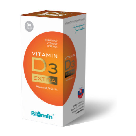 BIOMIN Vitamín D3 extra 30 kapsúl