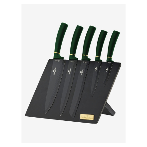 Súprava piatich nožov v magnetickom stojane BERLINGERHAUS Emerald Collection Berlinger Haus