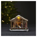 LED dekoratívne svetlo Nativity, na batérie, 19 cm
