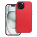 Leather Mag Cover Apple iPhone 15 red