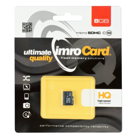 Pamäťová karta Imro microSD (TransFlash) 8 GB bez adaptéra