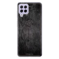 Odolné silikónové puzdro iSaprio - Black Wood 13 - Samsung Galaxy A22