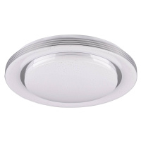 LED stropné svietidlo Atria, Ø 48 cm, biele, plast, CCT